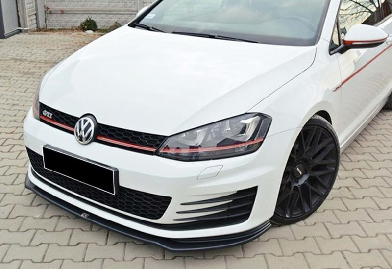 Купити Передня Lip накладка DPT V-2 (для GTI, 2012-2017, чорний глянець) для Volkswagen Golf 7/E-Golf