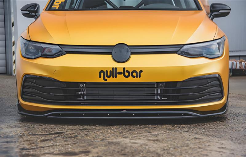 Купить Передняя Lip накладка DPT V-2 (черный глянец) для Volkswagen Golf 8