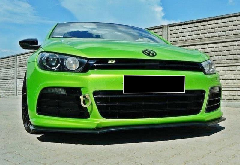 Купити Передня Lip накладка DPT (2008-2013, чорний глянець) для Volkswagen Scirocco