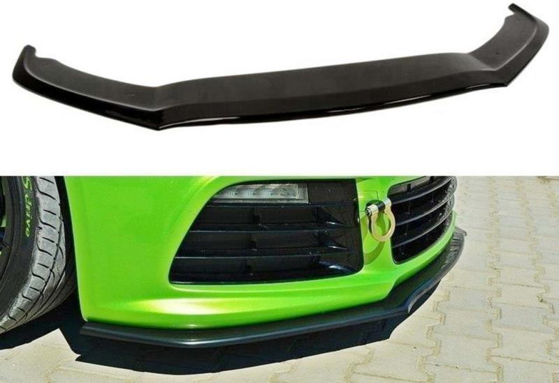 Купити Передня Lip накладка DPT (2008-2013, чорний глянець) для Volkswagen Scirocco