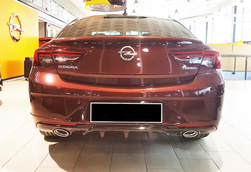 Купити Задній дифузор DPT (SD, чорний глянець) для Opel Insignia 2017-2022 рр