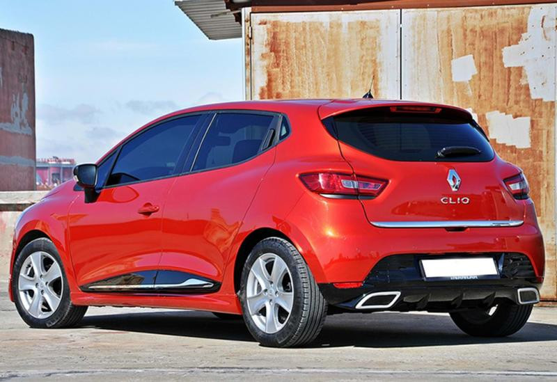 Купити Задній дифузор DPT V-2 (чорний глянець) для Renault Clio IV 2012-2019 рр