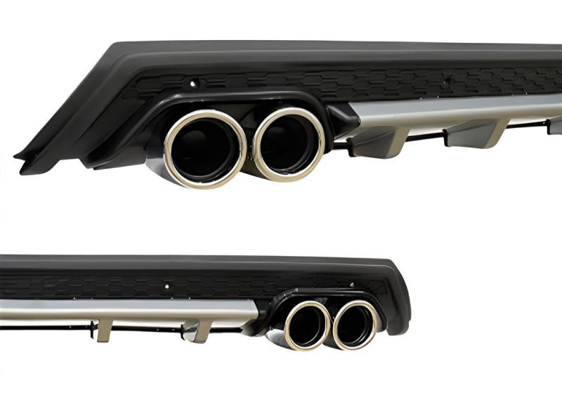 Купити Універсальний задній дифузор DPT V-12 (ABS) (сірий-2025чорний глянець)