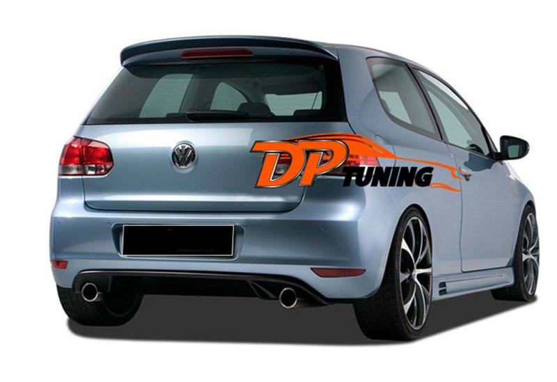 Купити Задній дифузор DPT V-1(чорний глянець) для Volkswagen Golf 6