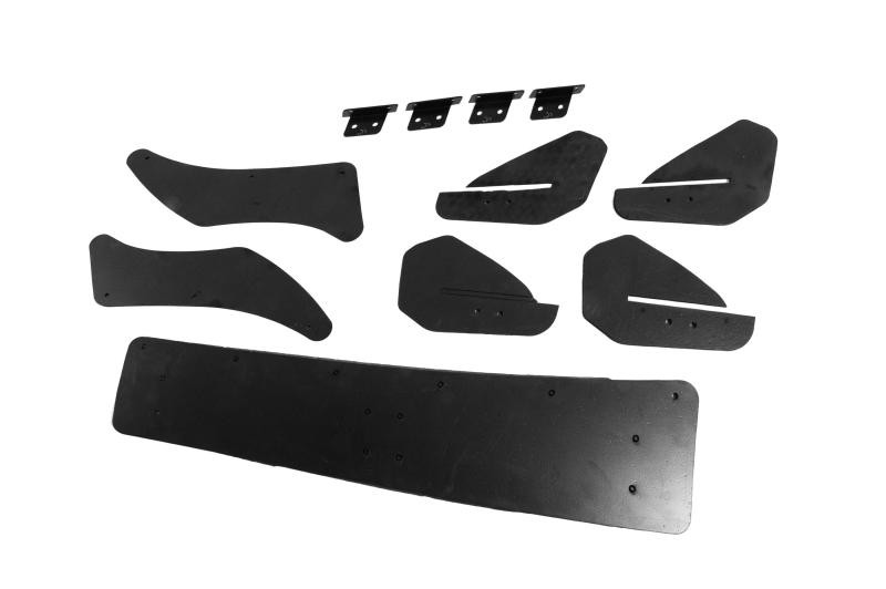 Купити Задній дифузор DPT V-4 (для R / R-Line, 2012-2019, чорний матовий) для Volkswagen Golf 7/E-Golf