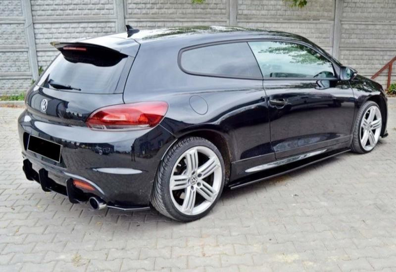 Купити Задній дифузор DPT V-4 (2008-2017, чорний глянець) для Volkswagen Scirocco