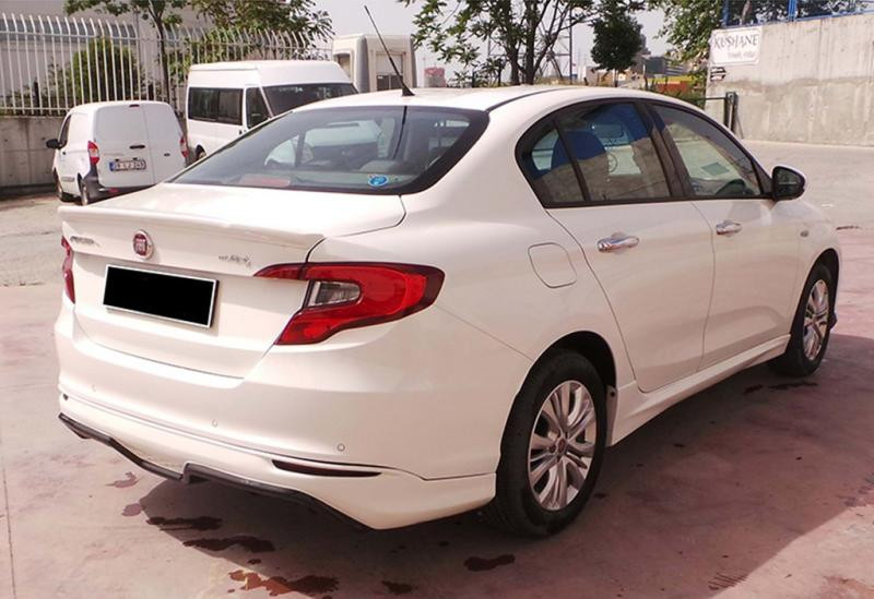 Купити Бокові пороги DPT (Під фарбування) для Fiat Tipo 2016- рр