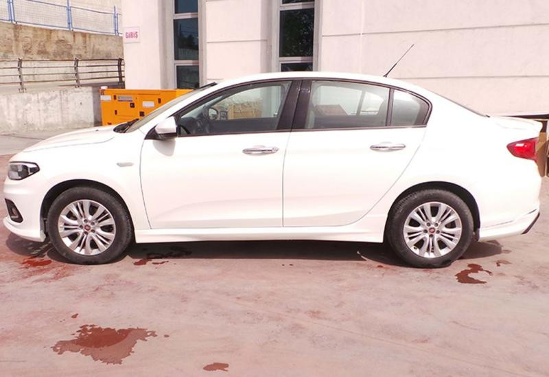 Купити Бокові пороги DPT (Під фарбування) для Fiat Tipo 2016- рр