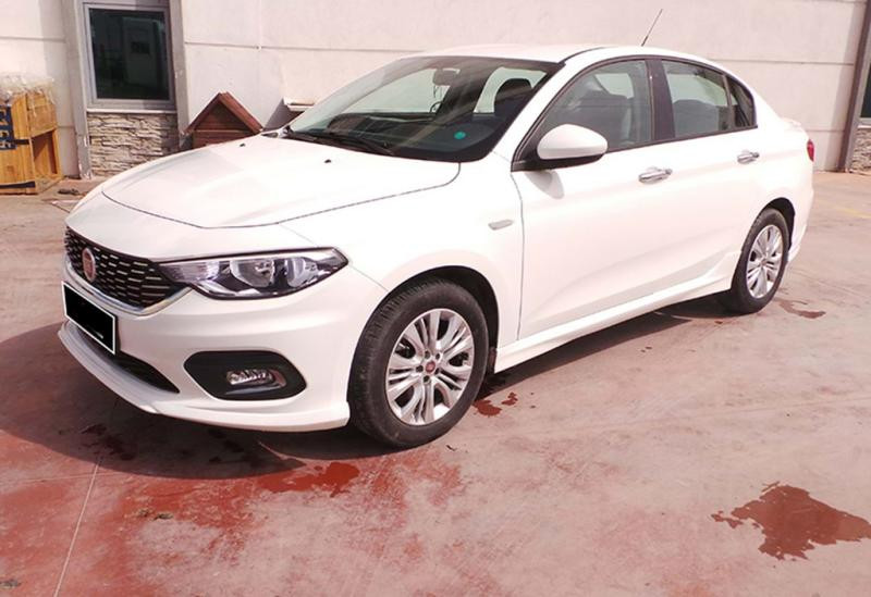 Купити Бокові пороги DPT (Під фарбування) для Fiat Tipo 2016- рр
