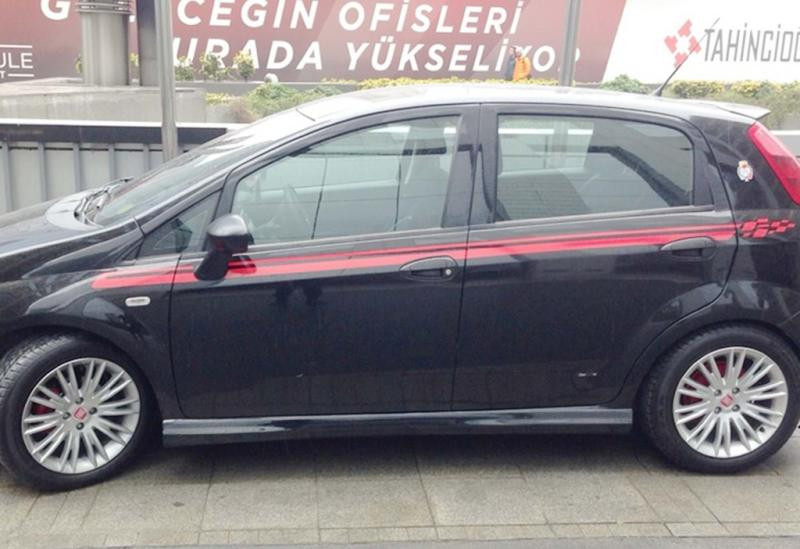 Купити Бокові пороги DPT (2012-2018, Під фарбування) для Fiat Punto Grande/EVO рр