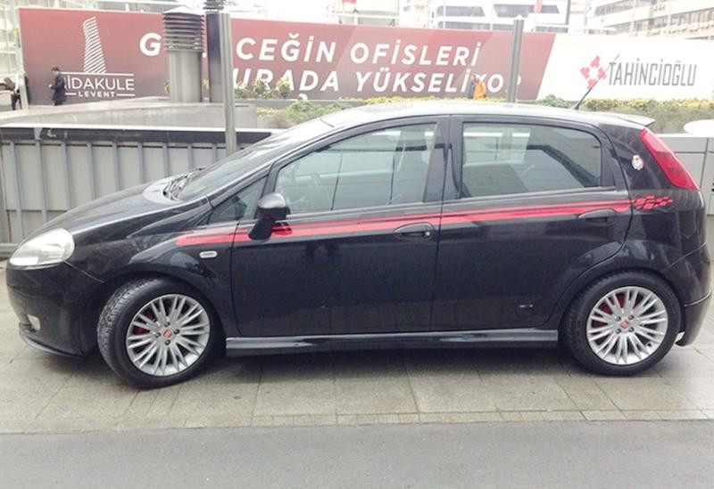 Купити Бокові пороги DPT (2012-2018, Під фарбування) для Fiat Punto Grande/EVO рр