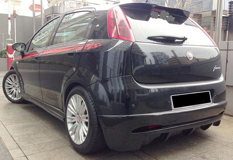 Купити Бокові пороги DPT (2012-2018, Під фарбування) для Fiat Punto Grande/EVO рр