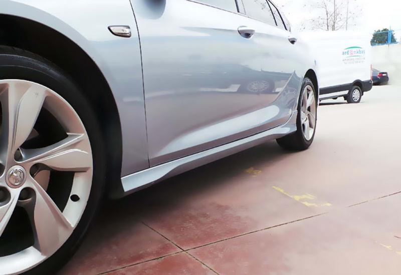 Купити Бокові пороги DPT (Під фарбування) для Opel Insignia 2017-2022 рр