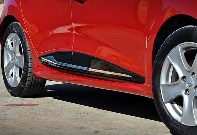 Купить Боковые пороги DPT V-2 (под покраску) для Renault Clio IV 2012-2019 гг