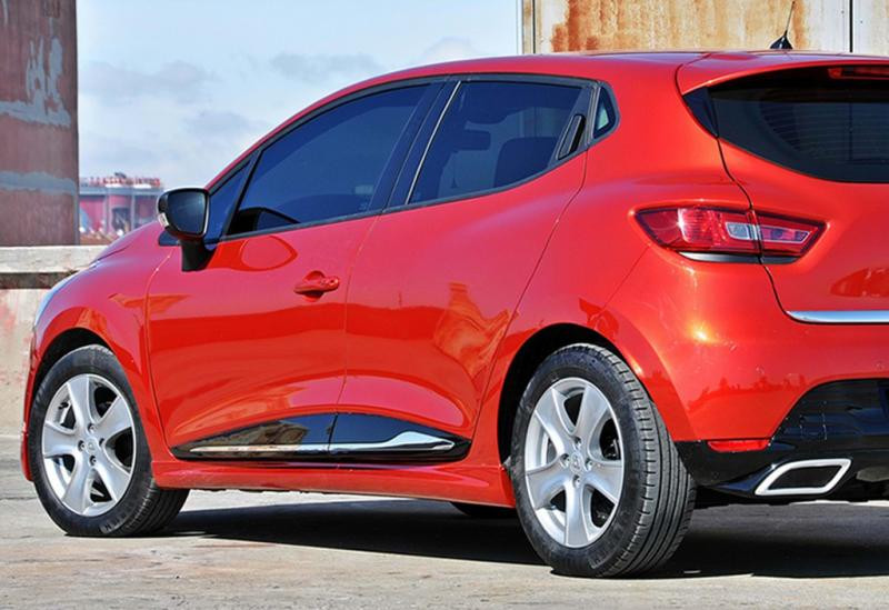 Купить Боковые пороги DPT V-2 (под покраску) для Renault Clio IV 2012-2019 гг