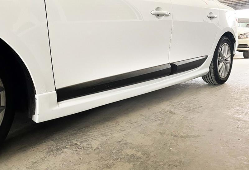 Купити Бокові пороги DPT (Під фарбування) для Renault Fluence 2009-2016 рр