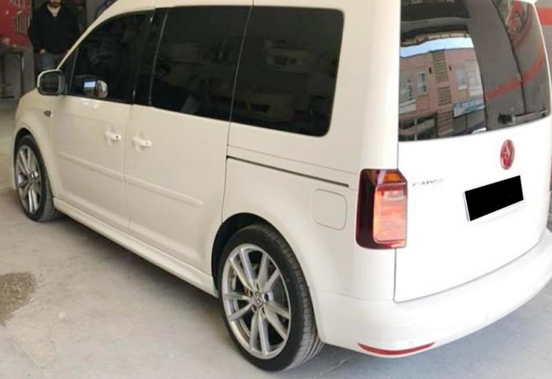 Купить Боковые пороги DPT (под покраску) для Volkswagen Caddy 2015-2020 гг