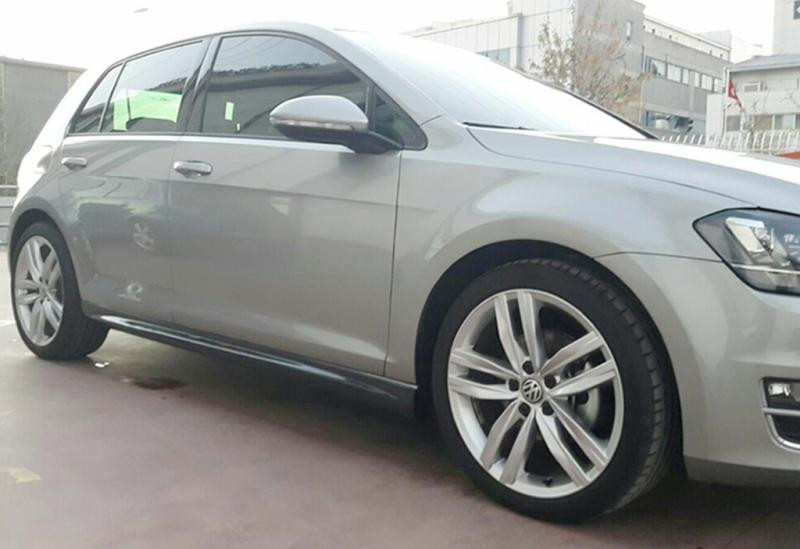 Купити Бокові пороги DPT V-8 (під фарбування) для Volkswagen Golf 7/E-Golf