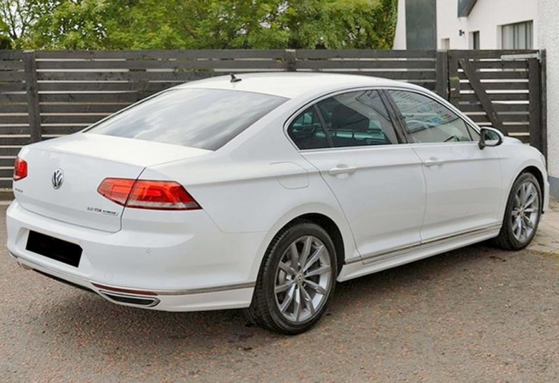 Купити Бокові пороги DPT (під фарбування) для Volkswagen Passat B8 2015-2023 рр