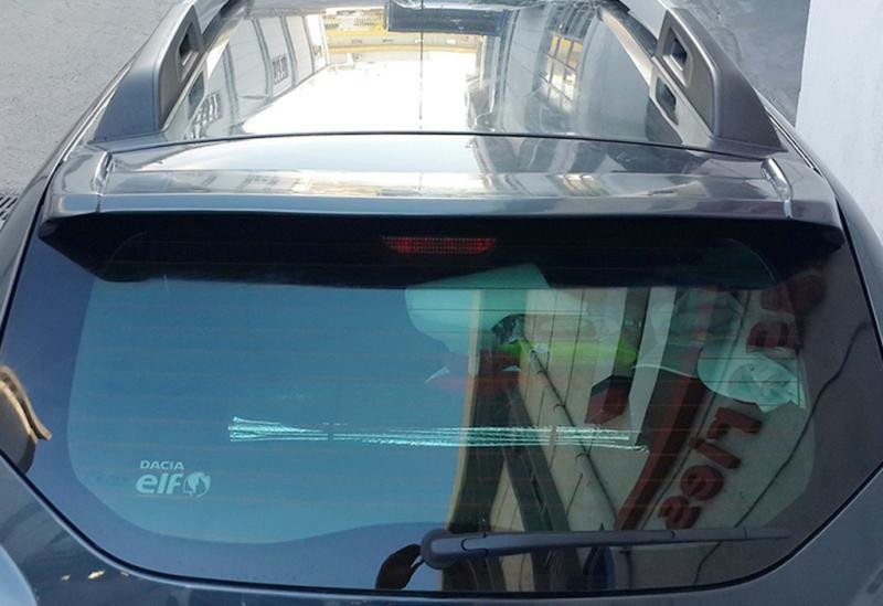 Купити Спойлер DPT (чорний глянець) для Renault Duster 2008-2017 рр