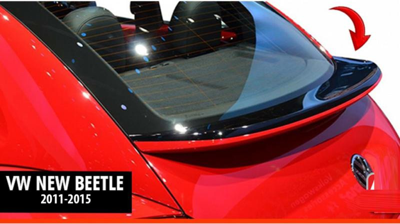 Купити Спойлер DPT (чорний глянець) для Volkswagen Beetle 2011-2015 рр
