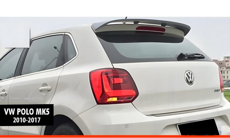 Купити Спойлер DPT V-5 (HB, чорний глянець) для Volkswagen Polo 2010-2017 рр