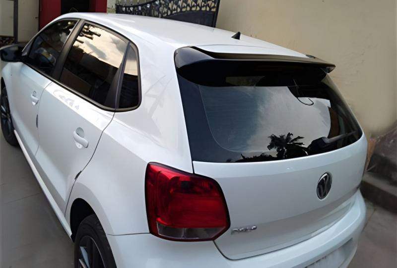 Купити Спойлер DPT V-6 (HB, чорний глянець) для Volkswagen Polo 2010-2017 рр