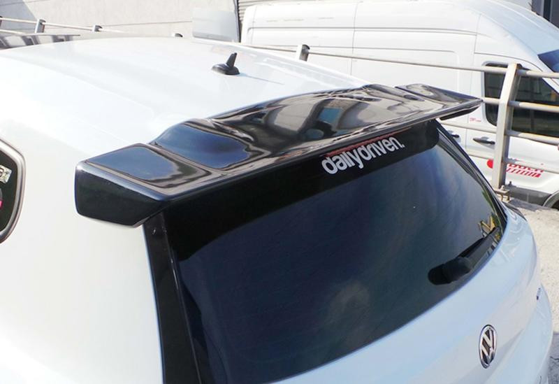 Купити Спойлер DPT V-1 (2014-2017, чорний глянець) для Volkswagen Scirocco