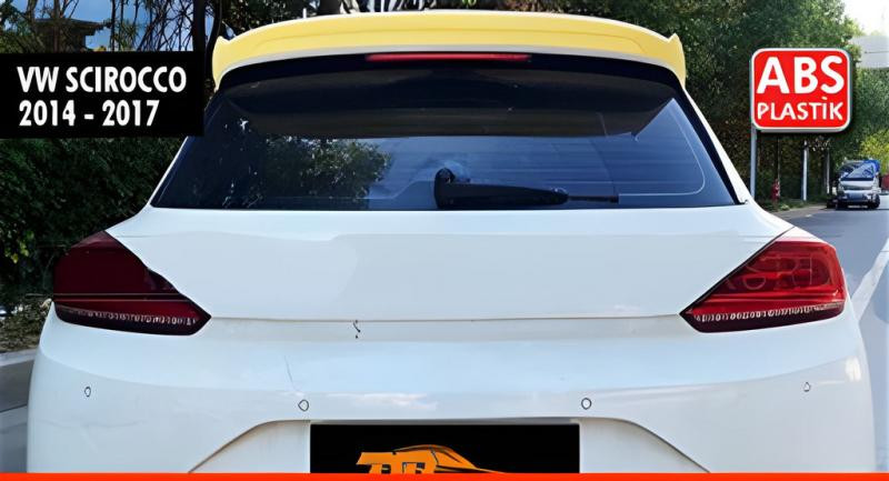 Купити Спойлер DPT V-2 (2014-2017, чорний глянець) для Volkswagen Scirocco