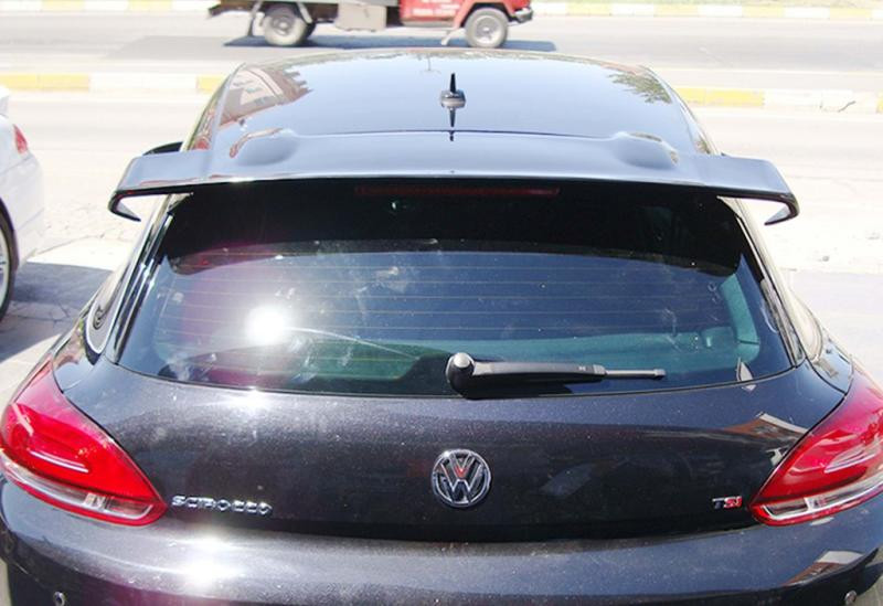 Купити Спойлер DPT V-3 (2008-2013, чорний глянець) для Volkswagen Scirocco