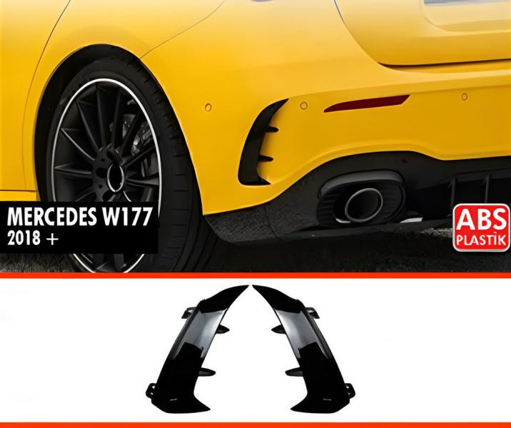 Купити Задні Елерон накладки DPT (чорний глянець) для Mercedes A-сlass W177 2018- рр