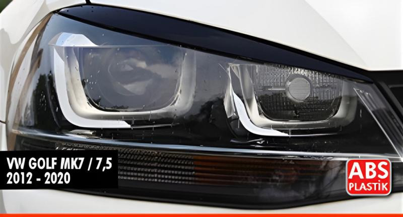 Купити Війки DPT (2шт, чорний глянець) для Volkswagen Golf 7/E-Golf