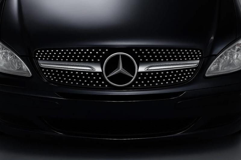 Купить Передняя решетка Diamond Silver (2004-2010) для Mercedes Vito W639