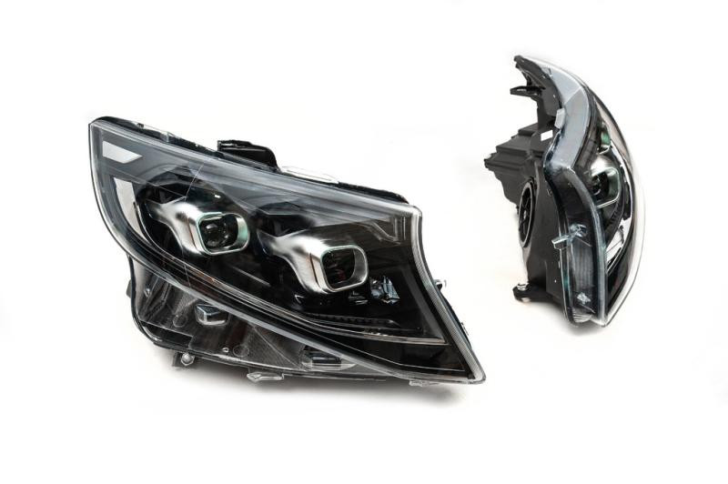 Купить Передние фары LED (дизайн 2025, 2 шт) для Mercedes Vito/V-class W447 2014- гг