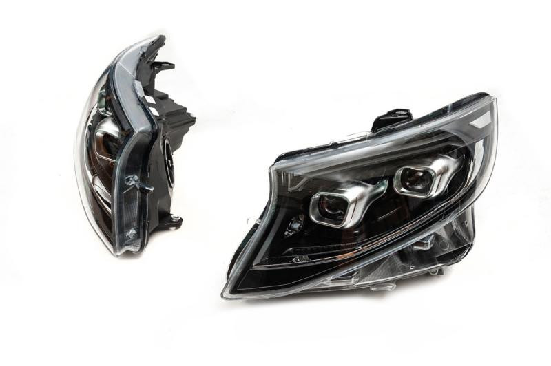 Купить Передние фары LED (дизайн 2025, 2 шт) для Mercedes Vito/V-class W447 2014- гг