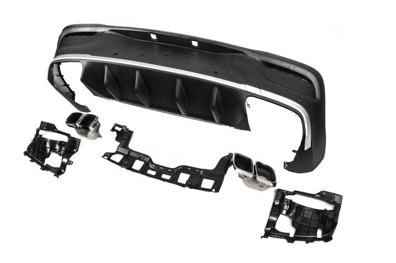 Купити Задній дифузор з насадками (дизайн GLE63) для Mercedes GLE coupe C167 2019- рр