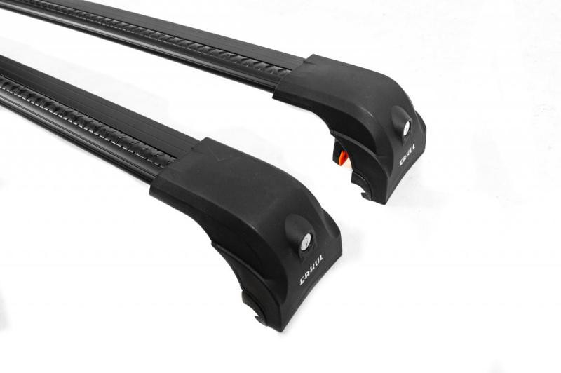 Купить Багажник (поперечины) на интегрированные рейлинги Ecem V2 120 см (2 шт) Серый для Volkswagen Touareg 2018- гг