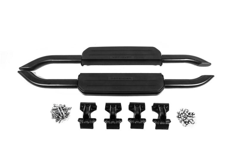 Купить Боковые пороги OEM Black (для короткого, 2 шт) для Land Rover Defender 2019- рр