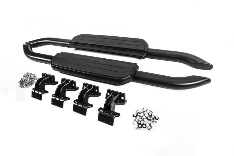 Купить Боковые пороги OEM Black (для короткого, 2 шт) для Land Rover Defender 2019- рр