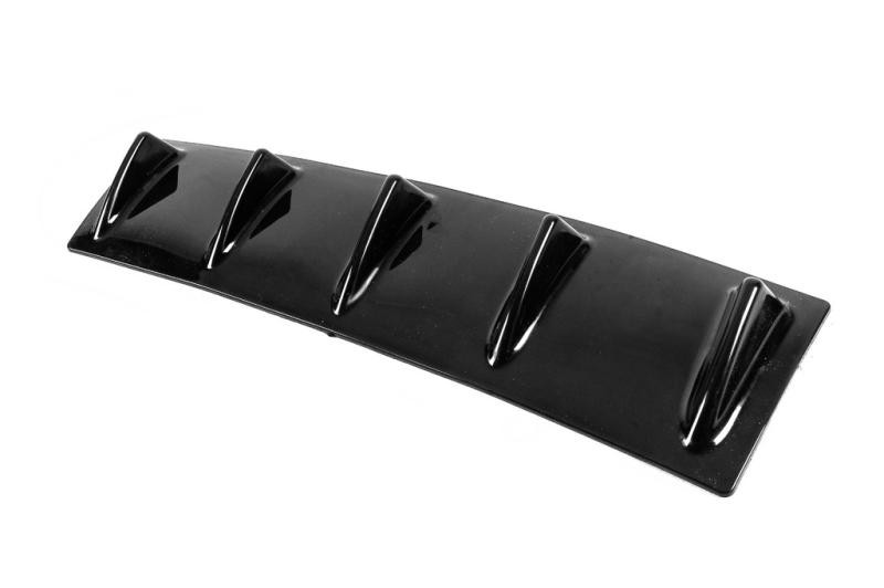 Купить Универсальный задний диффузор тип-E (черный глянец, ABS-пластик)