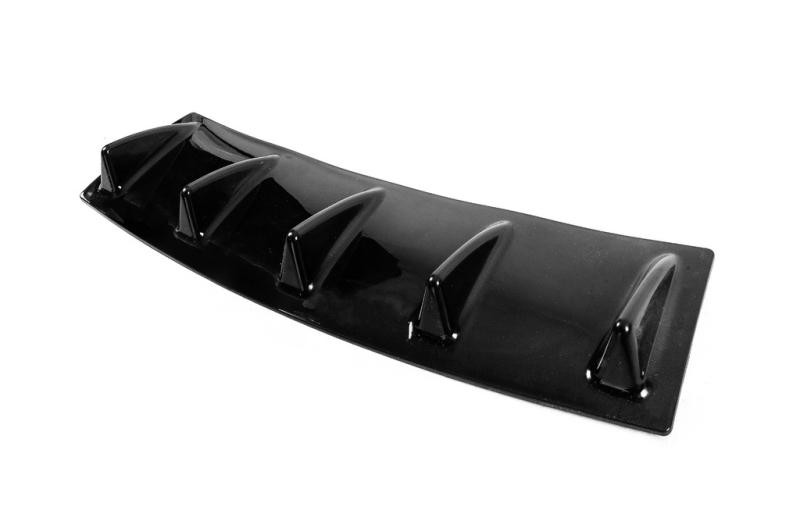 Купить Универсальный задний диффузор тип-E (черный глянец, ABS-пластик)