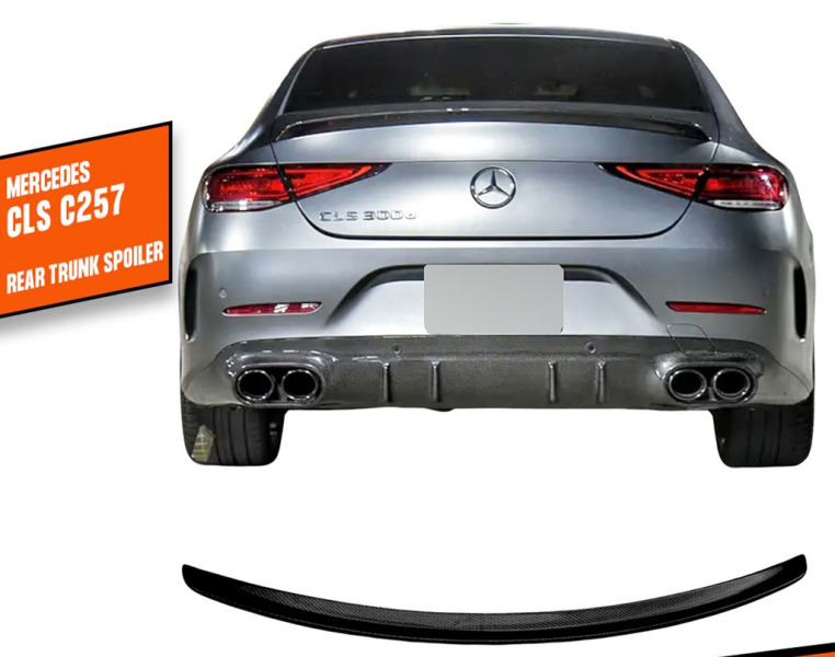 Купити Спойлер DPT (чорний глянець) для Mercedes CLS C257 2018- рр
