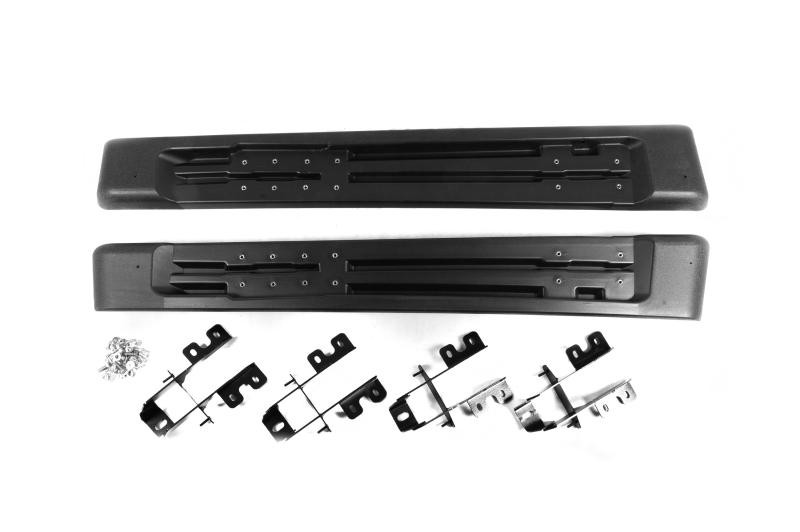 Купити Бокові пороги OEM V2 (для трьохдверного, 2 шт) для Jeep Wrangler 2018- рр