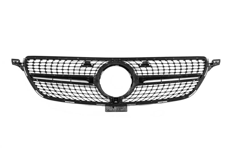 Купить Тюнинг решетка Diamond Black (GLE) С местом под камеру для Mercedes GLE/ML сlass W166