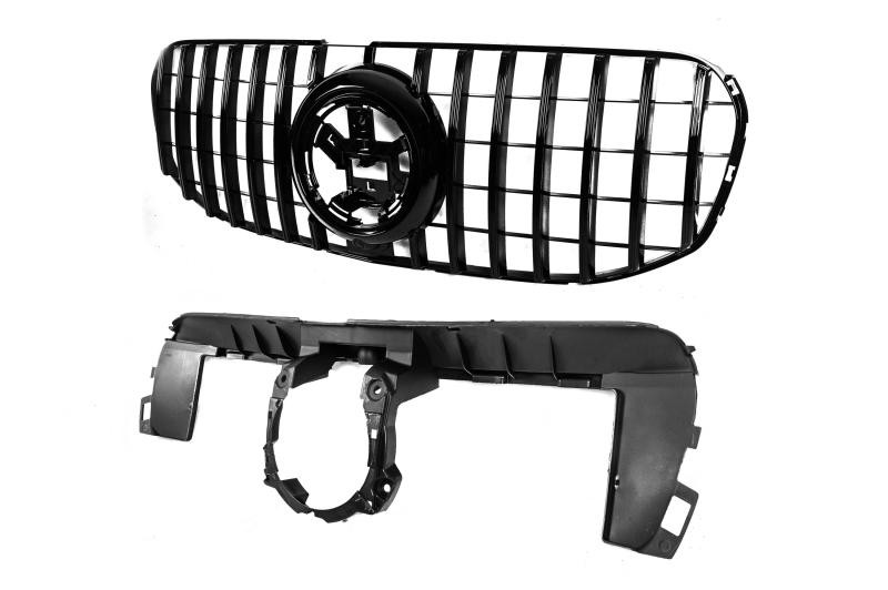 Купить Передняя решетка 2019-2023 (GT Panamericana Black) для Mercedes GLS X167