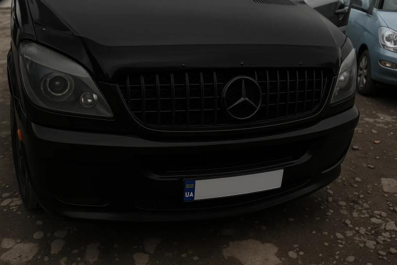 Купити Передня решітка GT Panamericana Black (2006-2013) для Mercedes Sprinter W906 рр