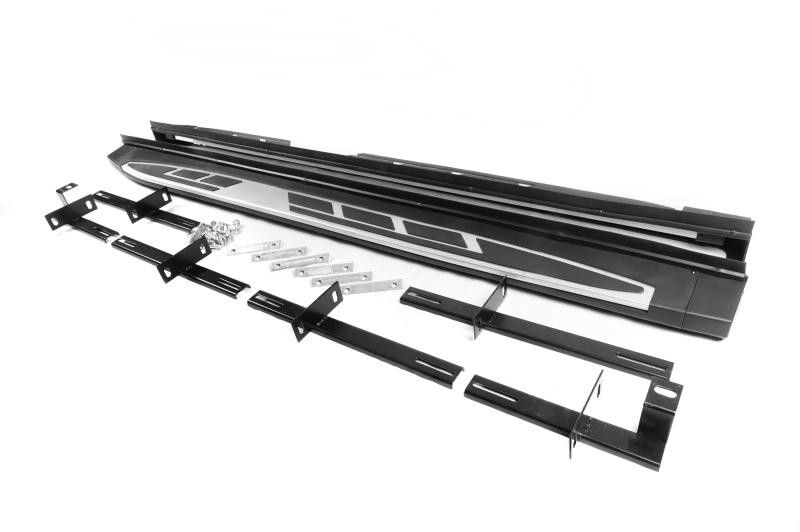 Купити Бокові пороги OEM V2 (2 шт, алюміній) для Mitsubishi Outlander 2012-2021 рр