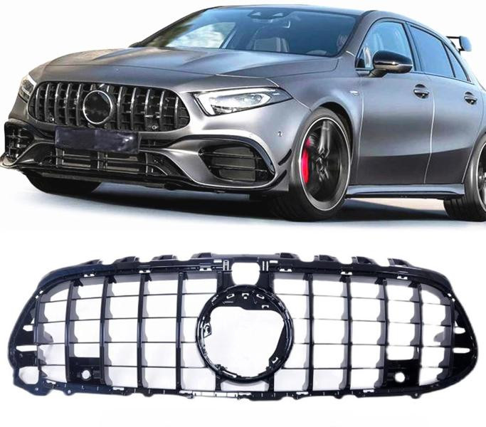 Купити Передня решітка GT Panamericana (для A45) для Mercedes A-сlass W177 2018- рр