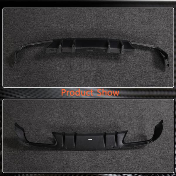 Купить Диффузор заднего бампера (для SD Base 2015-2019, Карбон) для Mercedes C-сlass W205