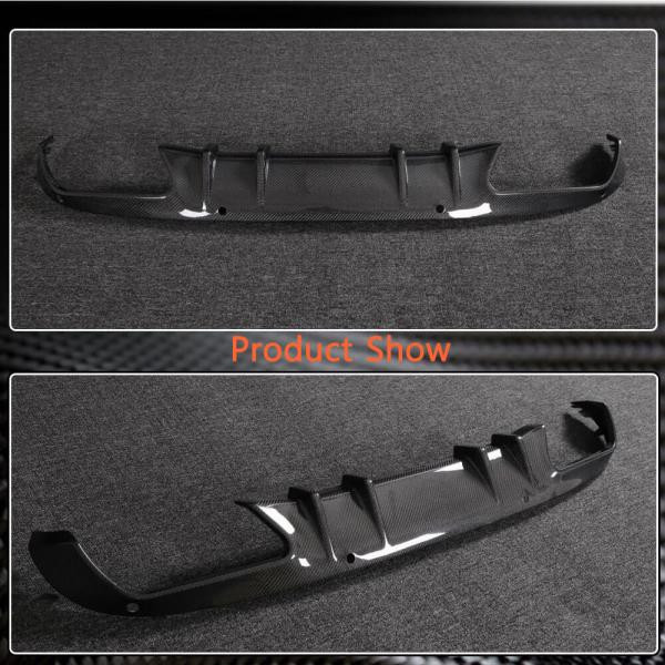 Купить Диффузор заднего бампера (для SD Base 2015-2019, Карбон) для Mercedes C-сlass W205